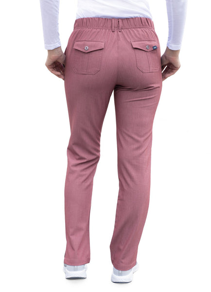Adar Pro Women's Slim Fit 6 Pocket Pant - Plus Sizes - Tall