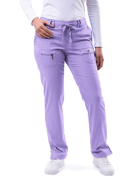 Adar Pro Women's Slim Fit 6 Pocket Pant - Plus Sizes - Tall